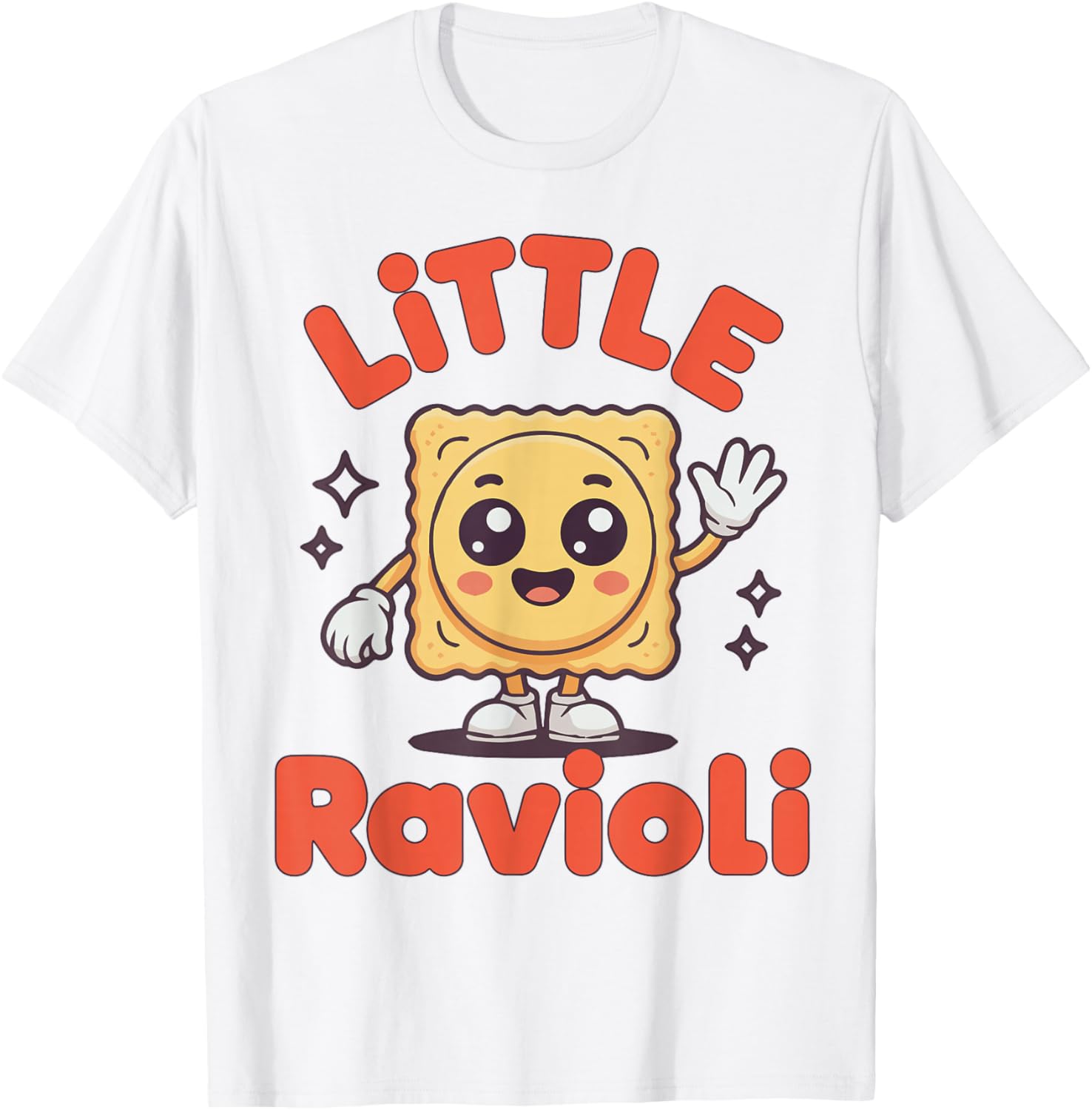 Little Ravioli Funny Italian Food Toddler Italian Italy Kid T-Shirt - T-Shirt | White