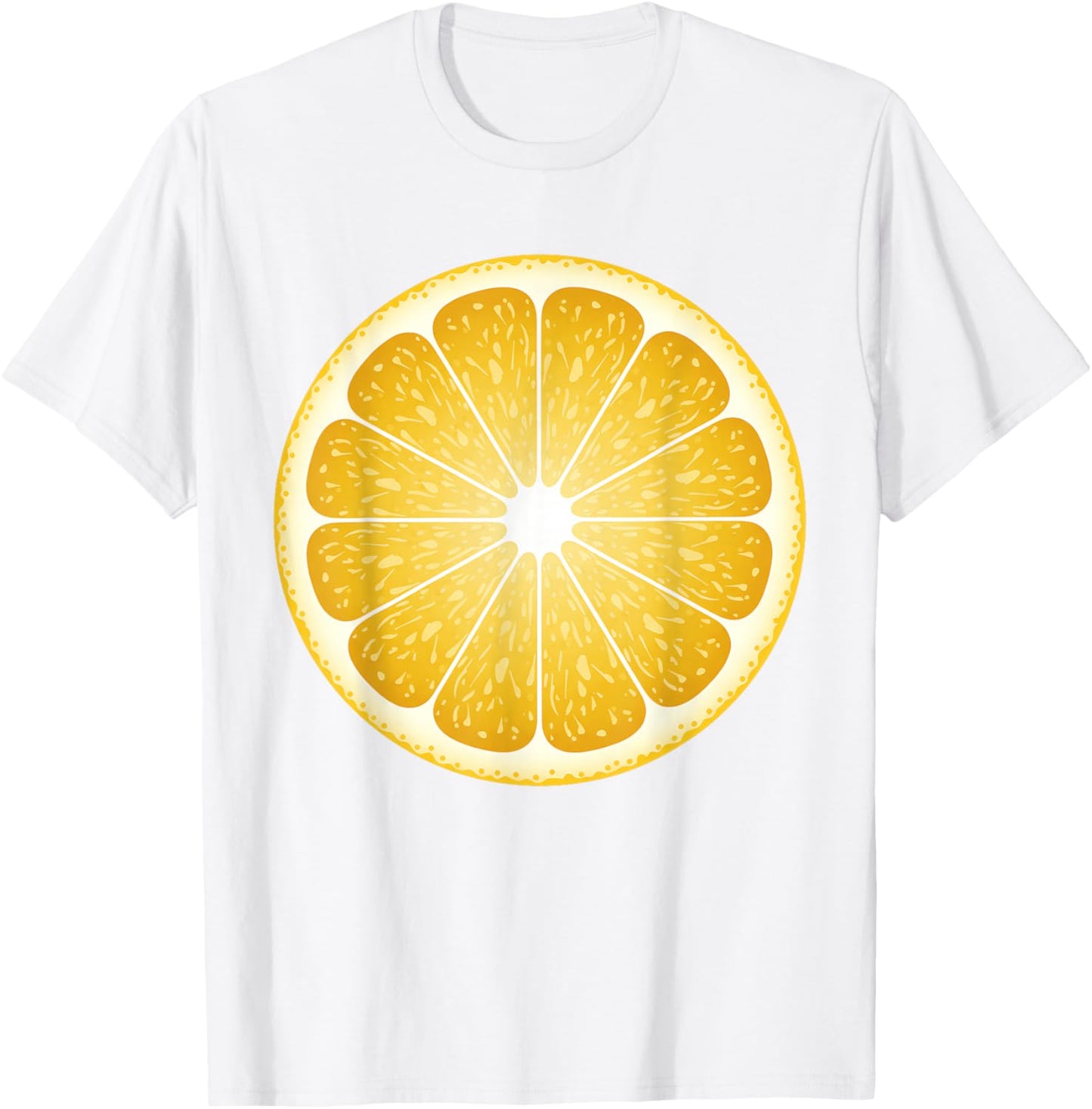 Lemon Slice Costume Halloween Fruit Salad Lover T-Shirt - T-Shirt | White
