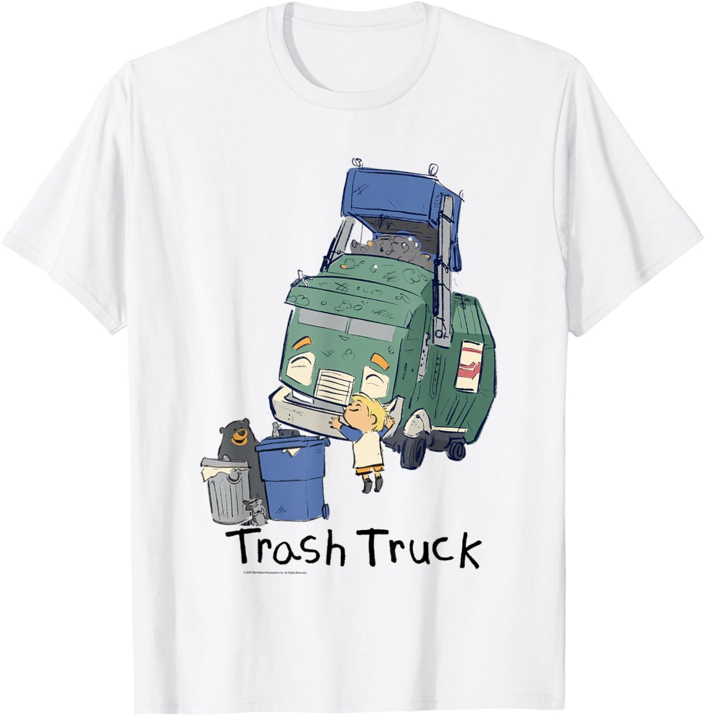 Hank Walter Donny and Ms. Mona Happy Hugging T-Shirt - T-Shirt | White