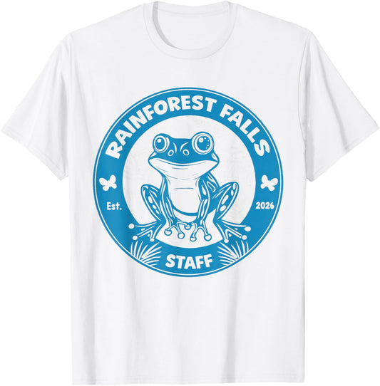 Rainforest Falls Staff VBS 2026 Director Teacher T-Shirt - T-Shirt | White