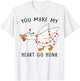 You Make My Heart Go Honk Sublimation - Valentine Goose T-Shirt - T-Shirt | White