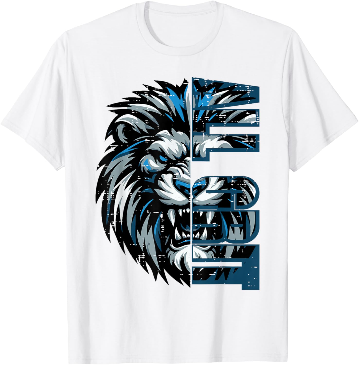 Lion Women Kids Boys Girls Men Youth Teen T-Shirt - T-Shirt | White