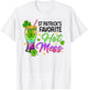 St Patrick’s Favorite Hot Mess Green Beer St Patrick's Day T-Shirt - T-Shirt | White