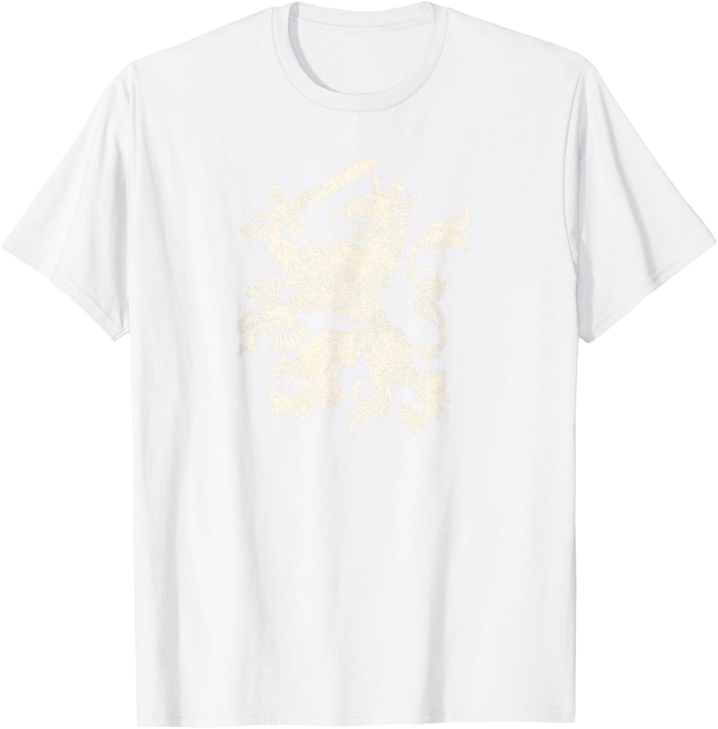 Dutch Lion Netherlands Flag Coat of Arms T-Shirt - T-Shirt | White