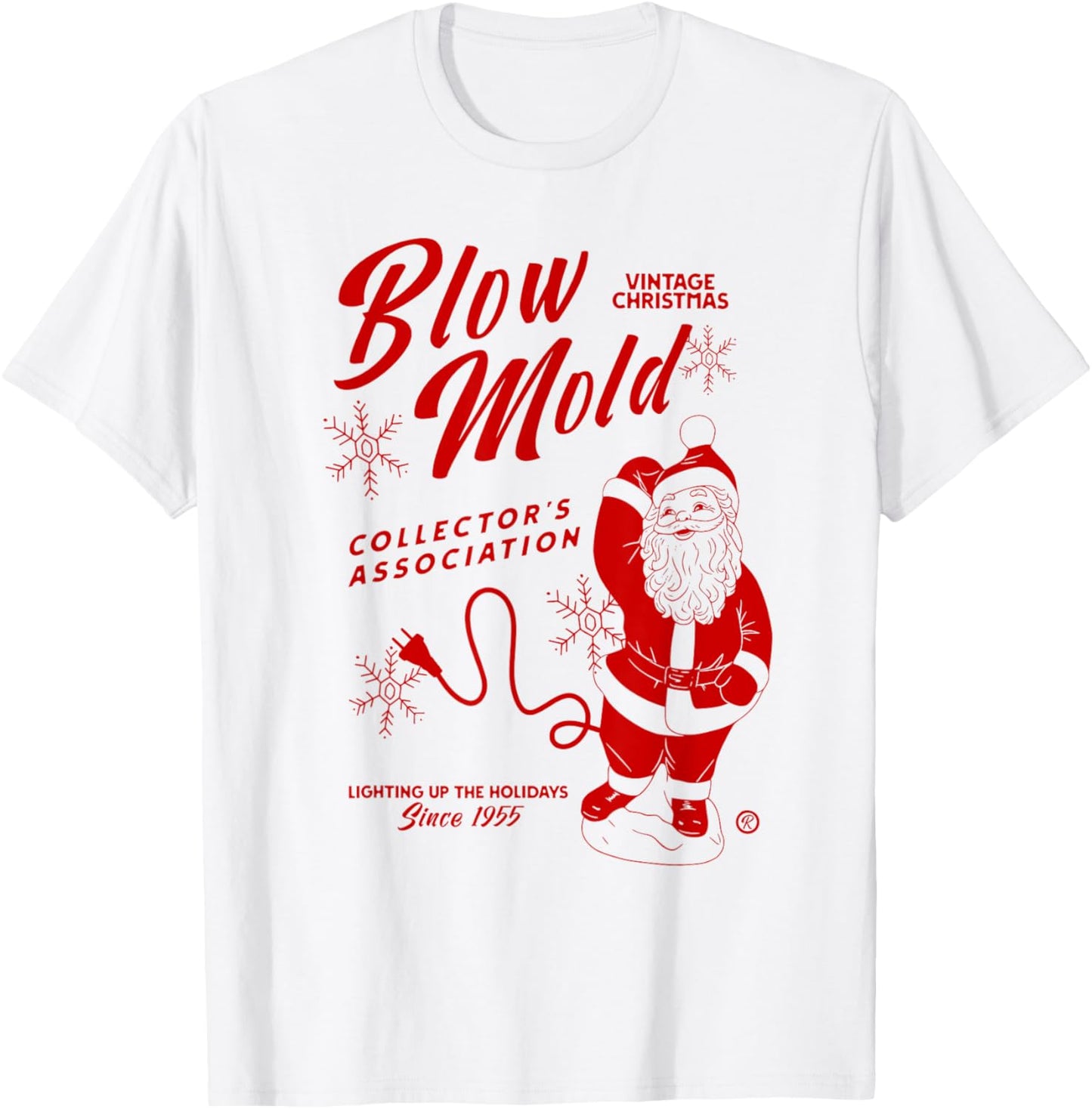 Vintage Christmas Blow Mold Collector's Association T-Shirt - T-Shirt | White