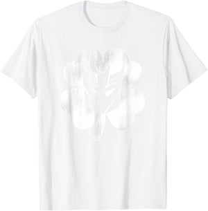 Transformers Decepticon Shamrock St. Patrick's Day T-Shirt - T-Shirt | White