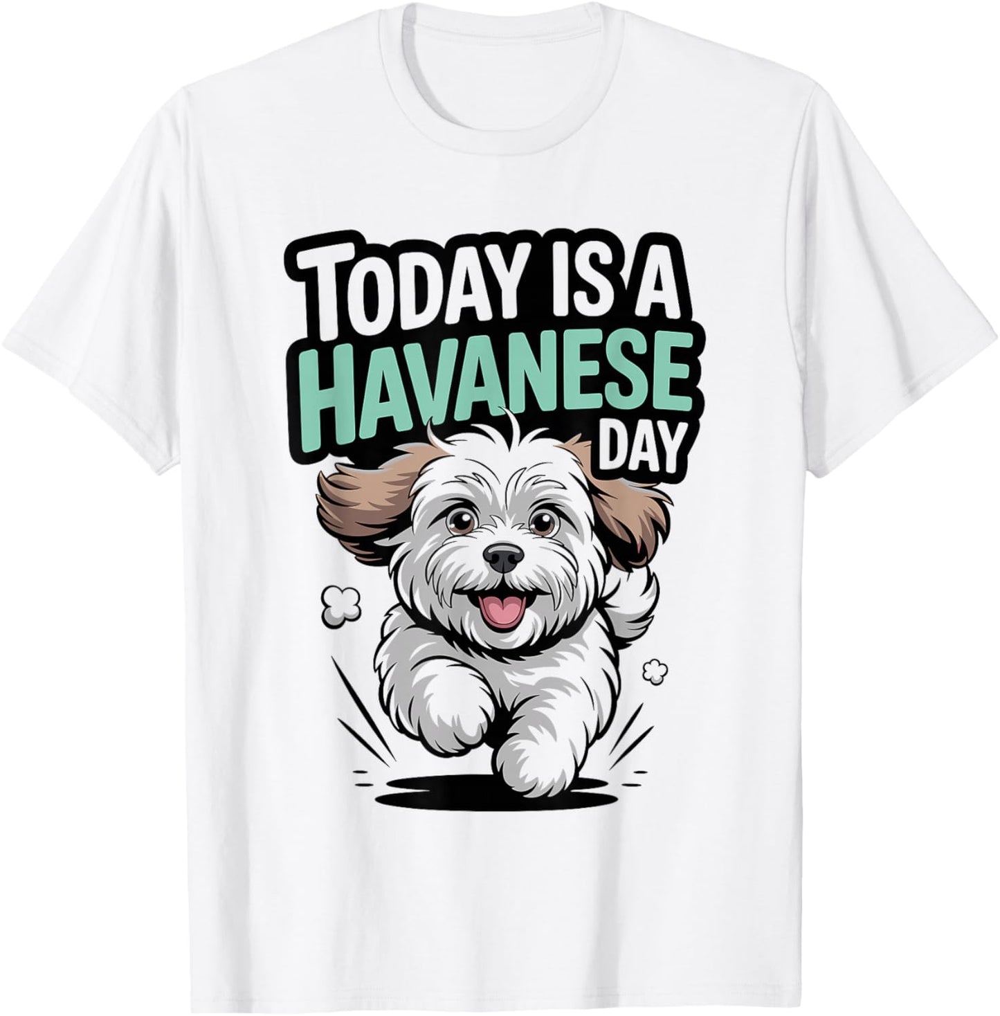 Today is A Havanese Day Cute Funny Pet Dog Breed Lover Style T-Shirt - T-Shirt | White