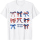 Bows American Flag 250 Years 1776-2026 250th Birthday T-Shirt - T-Shirt | White