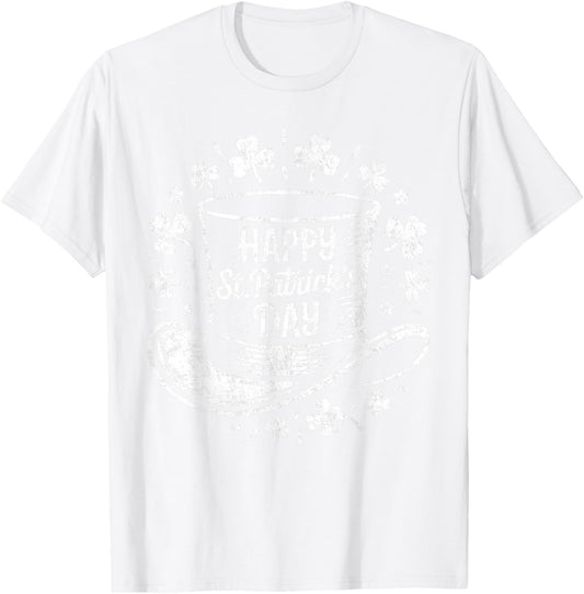Happy St Patricks Day T-Shirt - T-Shirt | White