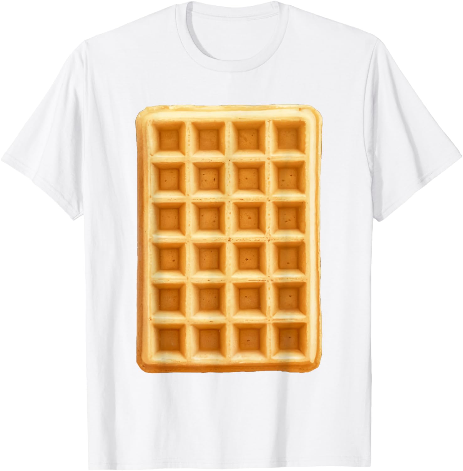 Waffle Shirt Adult Men Women Kids Waffle Costume T-Shirt - T-Shirt | White