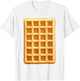 Waffle Shirt Adult Men Women Kids Waffle Costume T-Shirt - T-Shirt | White