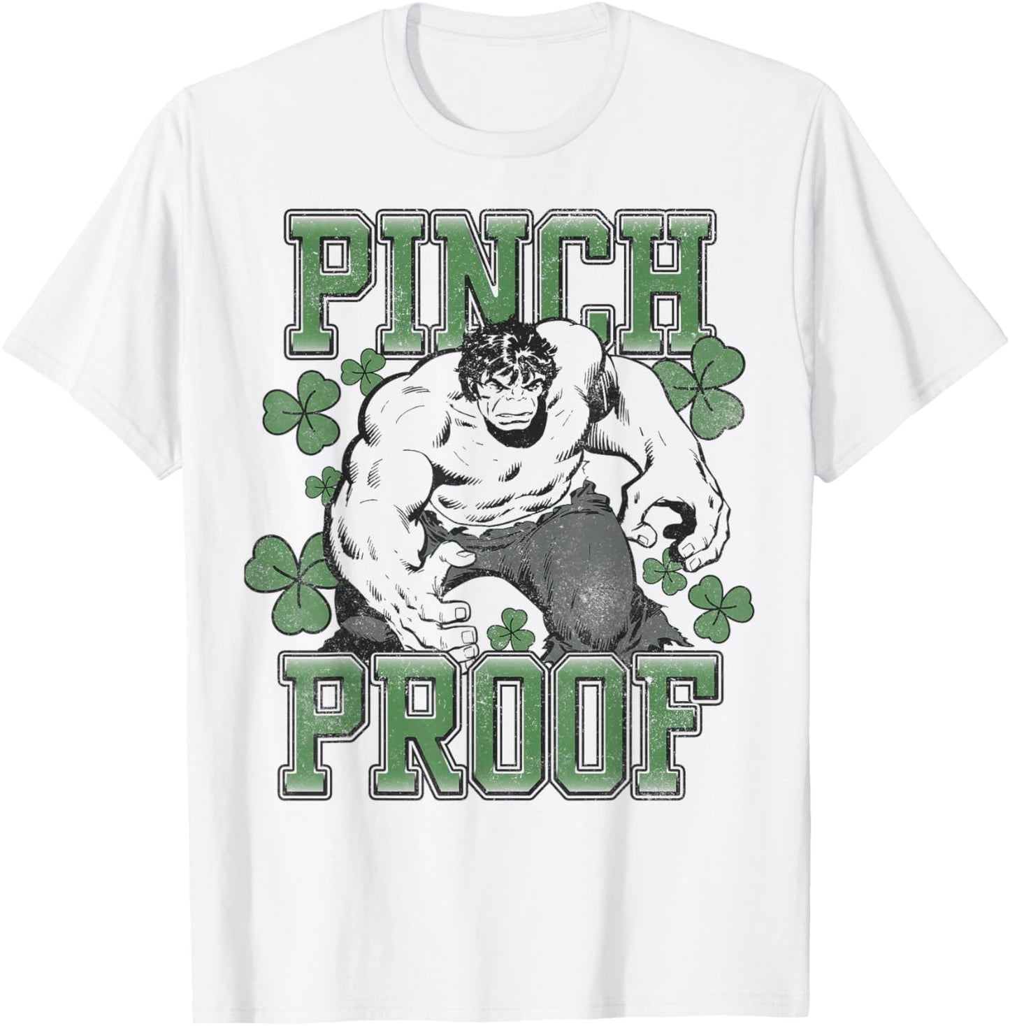 Marvel Comics Retro Classic St. Patrick's Day Pinch Proof T-Shirt - T-Shirt | White