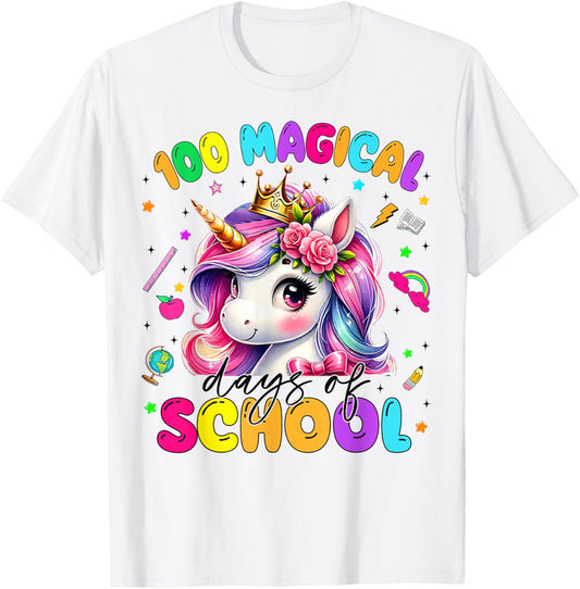 100th Day of School T-Shirt - T-Shirt | White