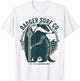 Vintage Badger Surf Co Retro Surfing California Art T-Shirt - T-Shirt | White