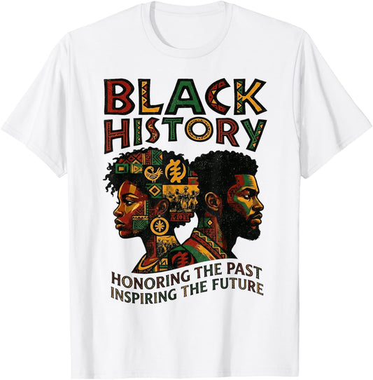African Roots Black Leaders Black History Month Men Women T-Shirt - T-Shirt | White