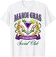 Mardi Gras Cocktail Social Club Let The Good Time Roll T-Shirt - T-Shirt | White