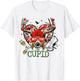 Better Aim Than Cupid Deer, Valentine Camo T-Shirt - T-Shirt | White