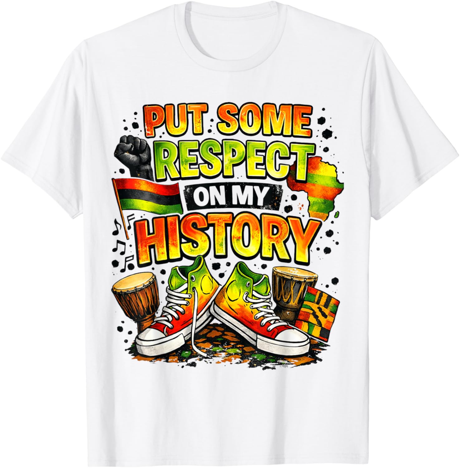 Black History Month 2026 African Americans Freedom Pride T-Shirt - T-Shirt | White