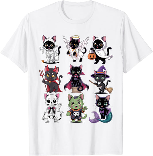 Halloween Cat - Spooky Kittens Costume T-Shirt - T-Shirt | White