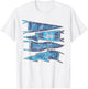 John Jay College of Criminal Justice Bloodhounds Pennants T-Shirt - T-Shirt | White
