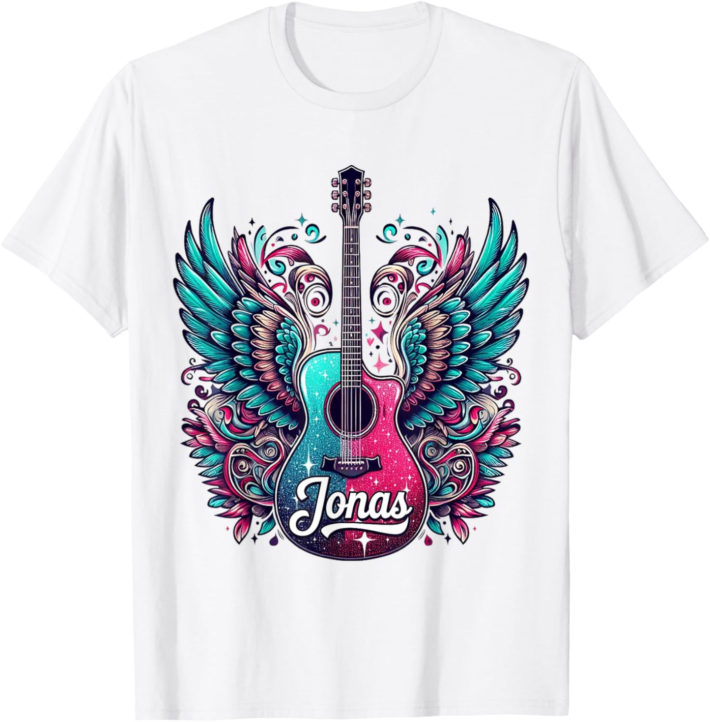 Retro Jonas Personalized First Name Jonas Groovy Men Women T-Shirt - T-Shirt | White
