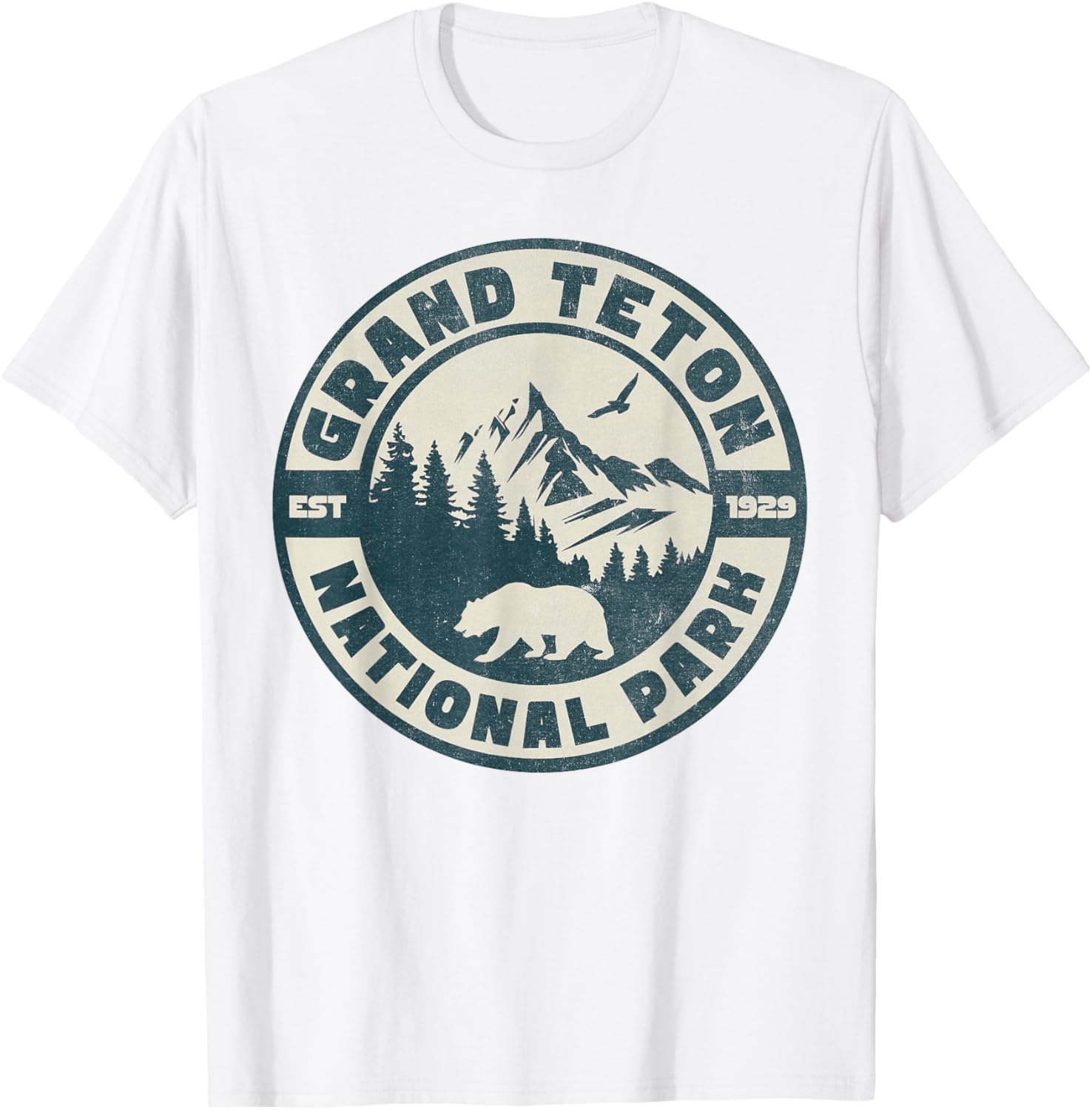 Grand Teton National Park T-Shirt - T-Shirt | White
