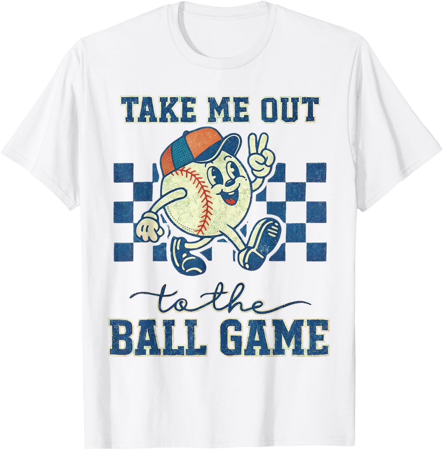 Take Me Out to The Ball Game T-Shirt - T-Shirt | White