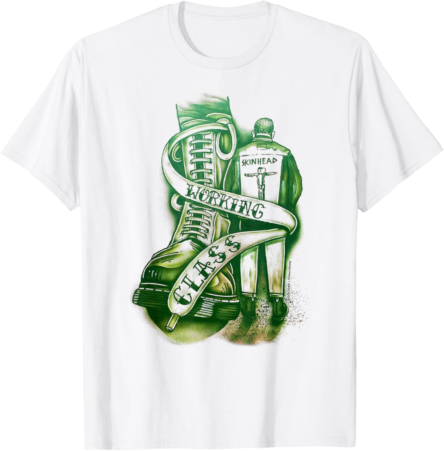Working Class Skinhead T-Shirt - T-Shirt | White