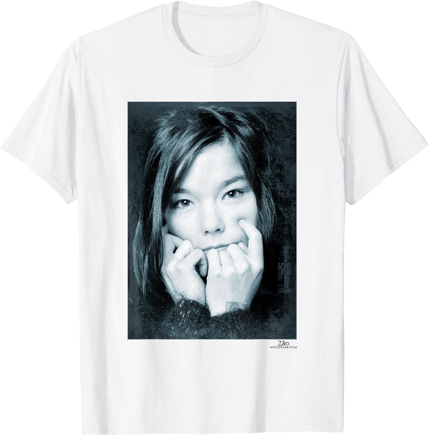 Bjork Debut Tour 1993 Portrait by Phil Nicholls T-Shirt - T-Shirt | White