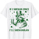 If I Shenan Once I'll Shenanigan St Patricks Day Raccoon T-Shirt - T-Shirt | White