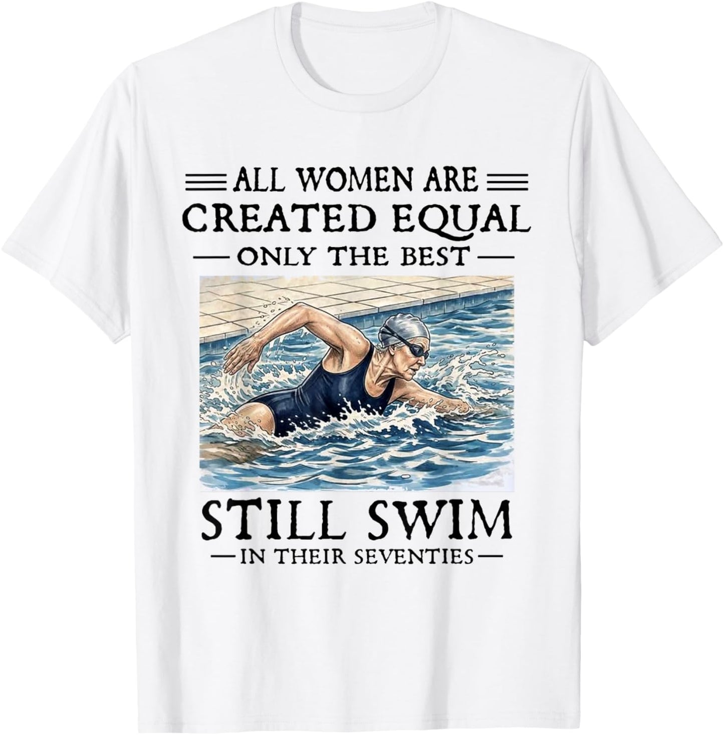 Swim in T-Shirt - T-Shirt | White