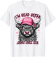 Cowgirls Highland Cow Western I'm Head Heffa Just Asks Me T-Shirt - T-Shirt | White
