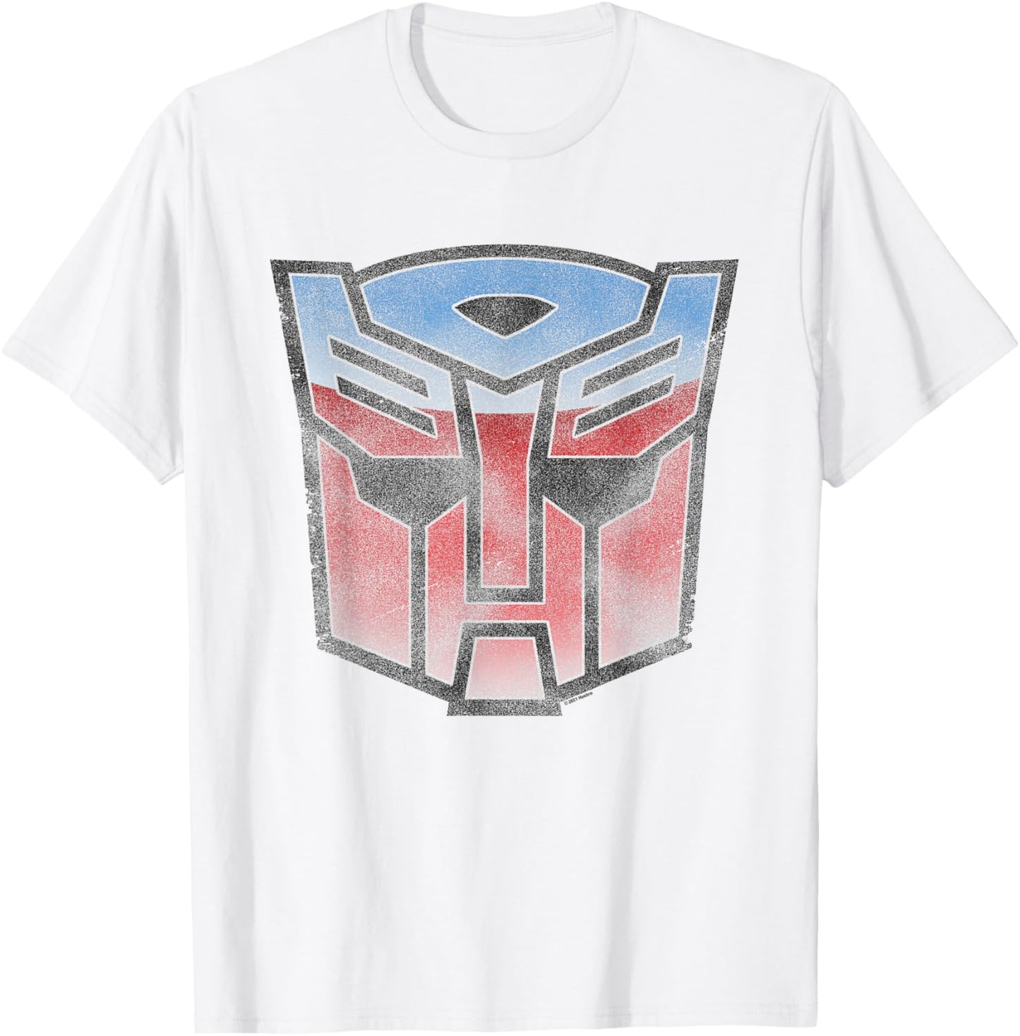 Transformers Distressed Autobot Sigil T-Shirt - T-Shirt | White
