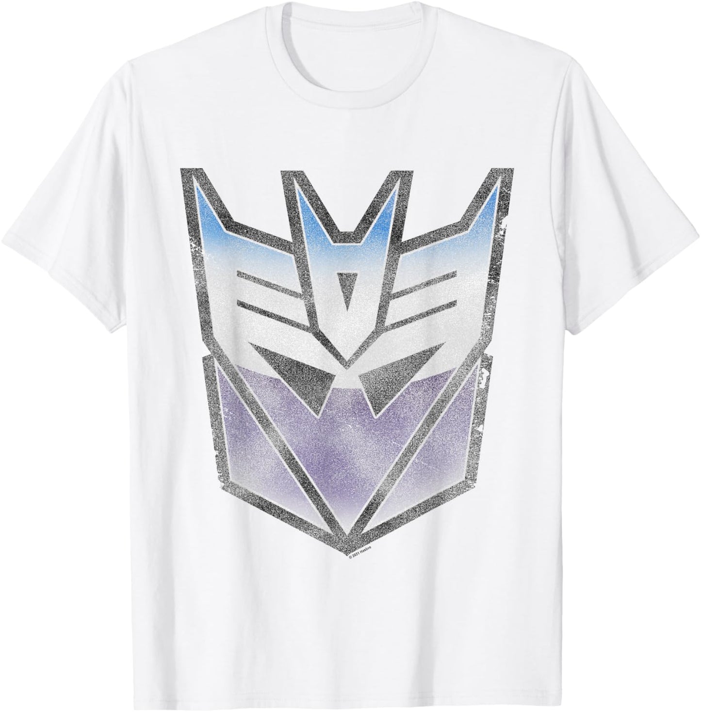 Transformers Distressed Decepticon Sigil T-Shirt - T-Shirt | White
