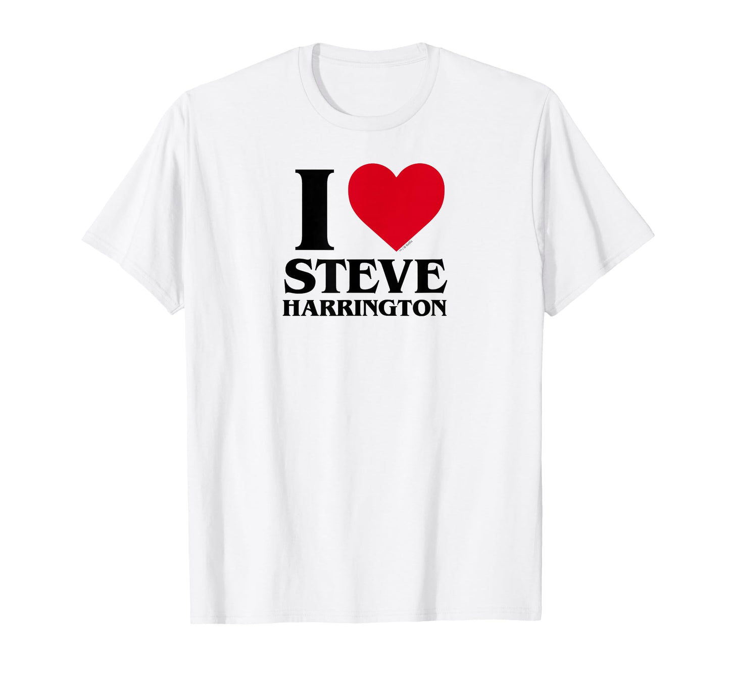 Stranger Things Steve Harrington Heart Officially Licensed T-Shirt