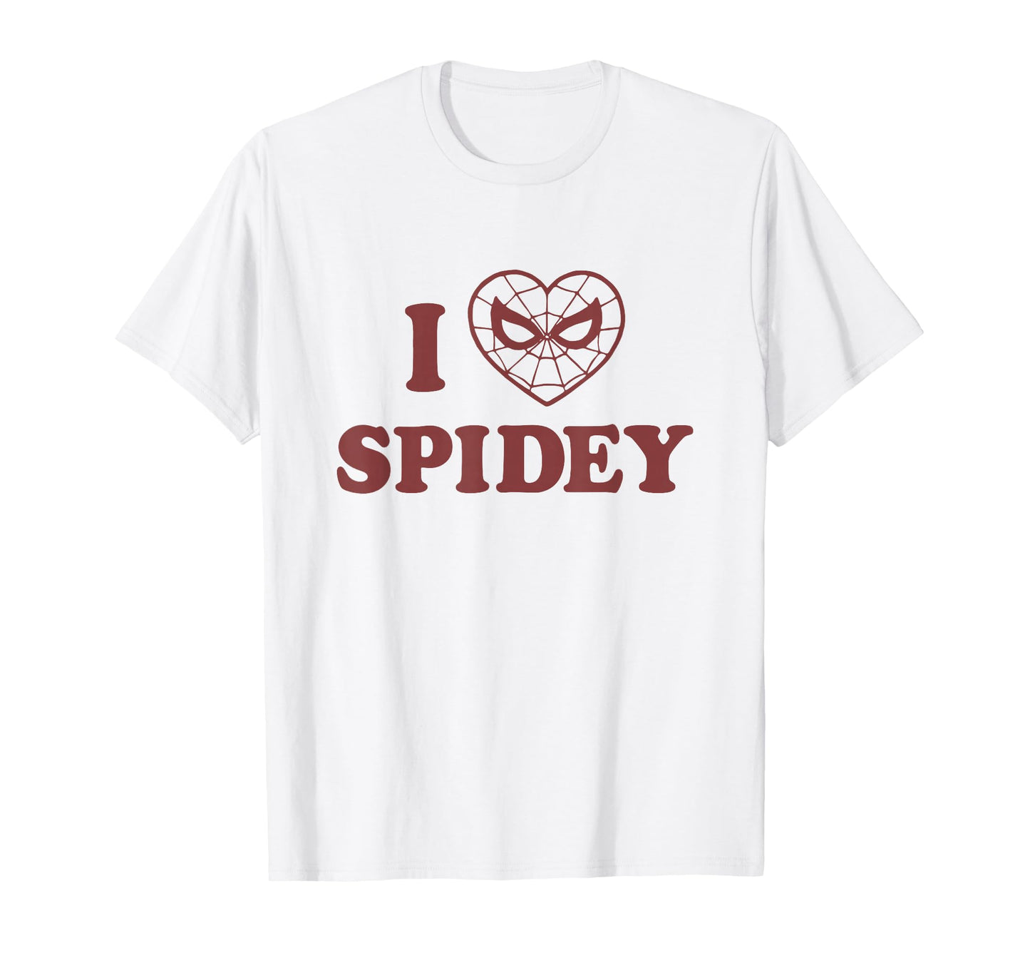 Marvel Spider-Man Valentine's Day I Love Spidey Heart Logo T-Shirt