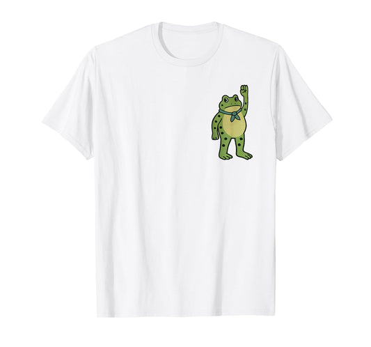 Retro Vintage Portland Frog Protest Funny Frog Resist 2Side T-Shirt