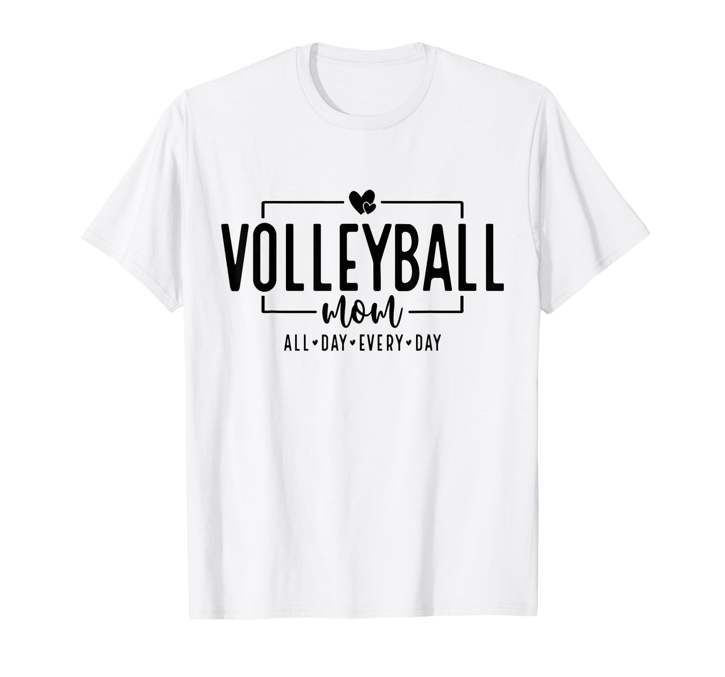 Volleyball Mom Cute Elegant Sports Graphic Mother Volleyball T-Shirt