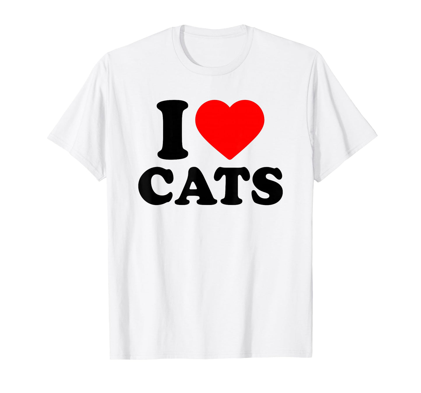 I Love Cats, I Heart Cats T-Shirt