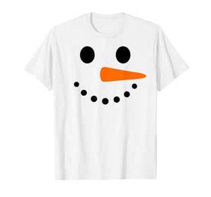 Snowman Face Christmas Costume T-Shirt