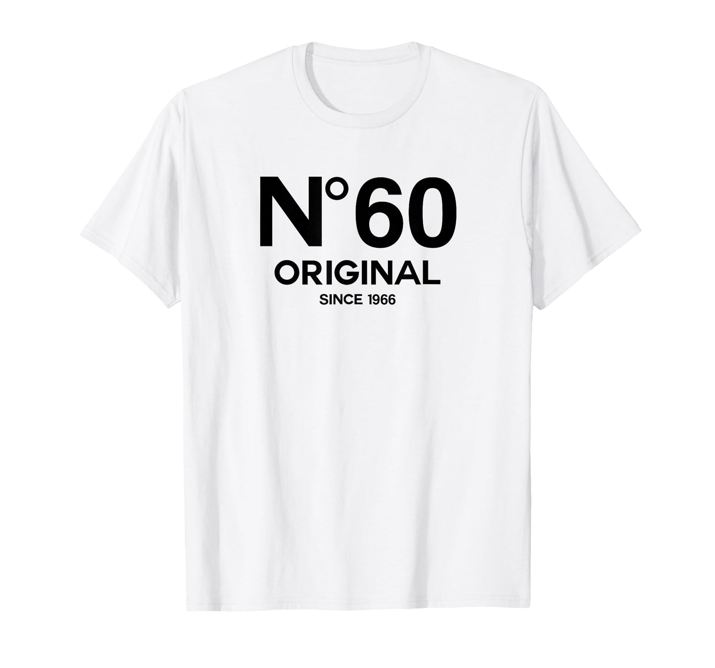 No 60 Original 60th Birthday Born in 1966 Sixtieth Retro T-Shirt