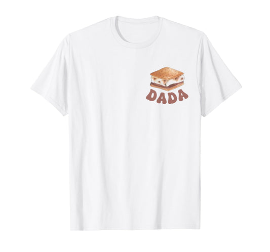 Dada S'More First Birthday Camping to Be One 1st Family T-Shirt