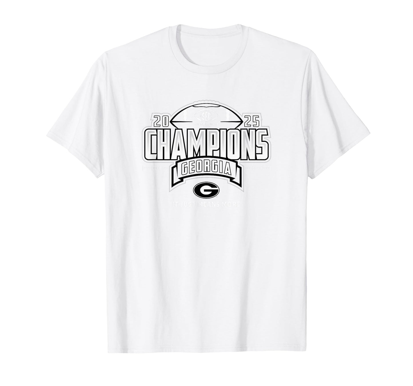 Georgia Bulldogs SEC Champs 2025 Football Locker Room T-Shirt