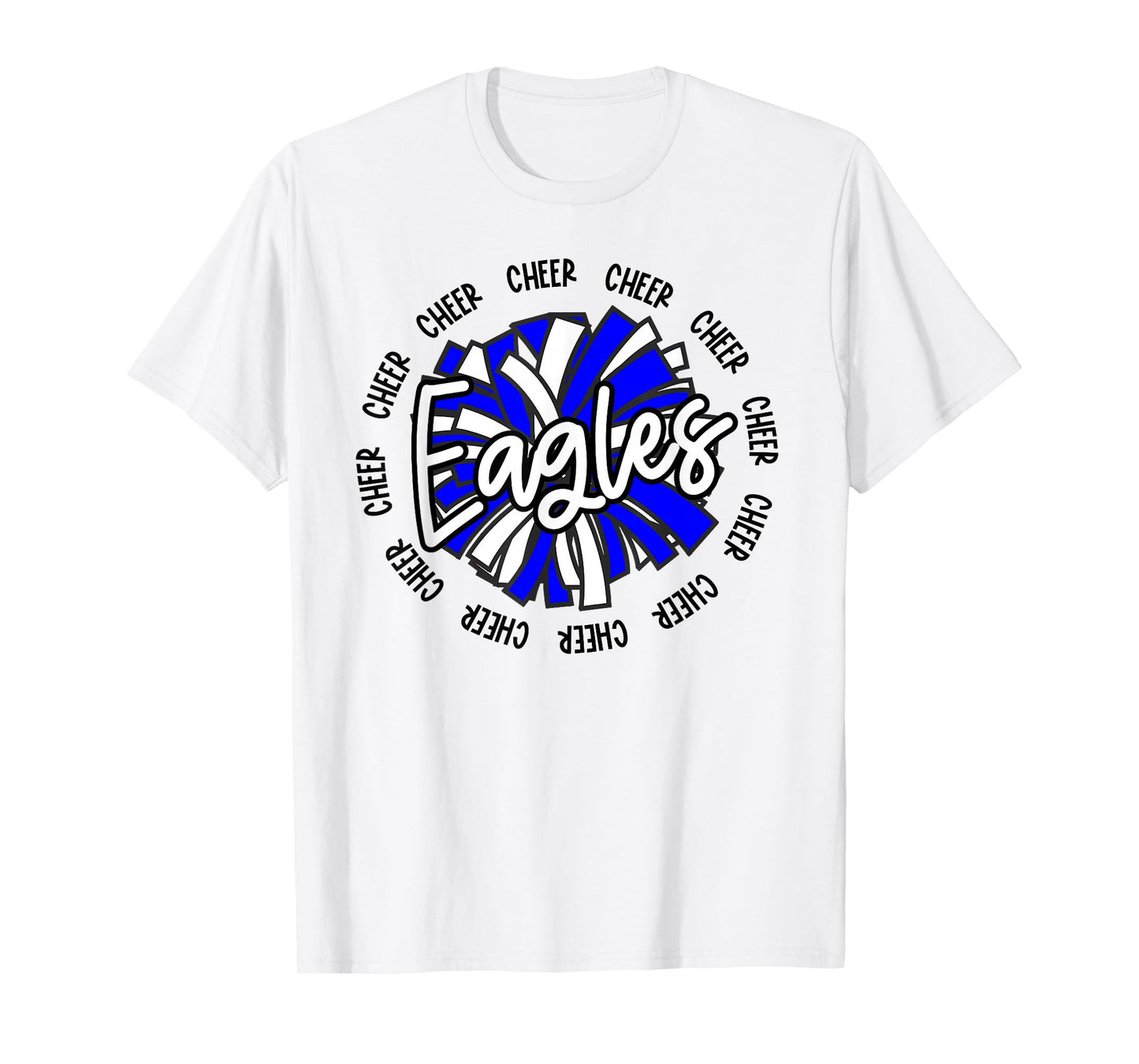Blue Eagles Cheer Mom Cheerleading Team Squad Coach Eagle T-Shirt