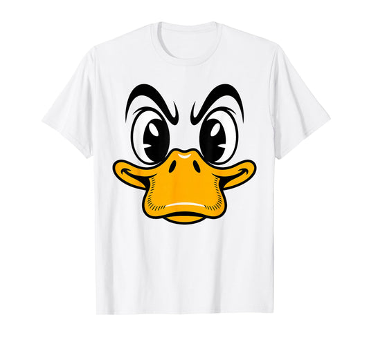 Duck Shirt Adult Kids Men Women Yellow Duck Face Costume T-Shirt
