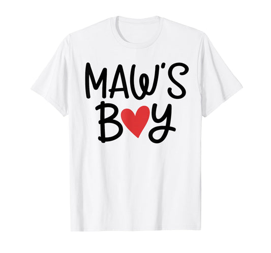 Maw’S Boy Favorite Child Grandma Funny Mothers Day T-Shirt