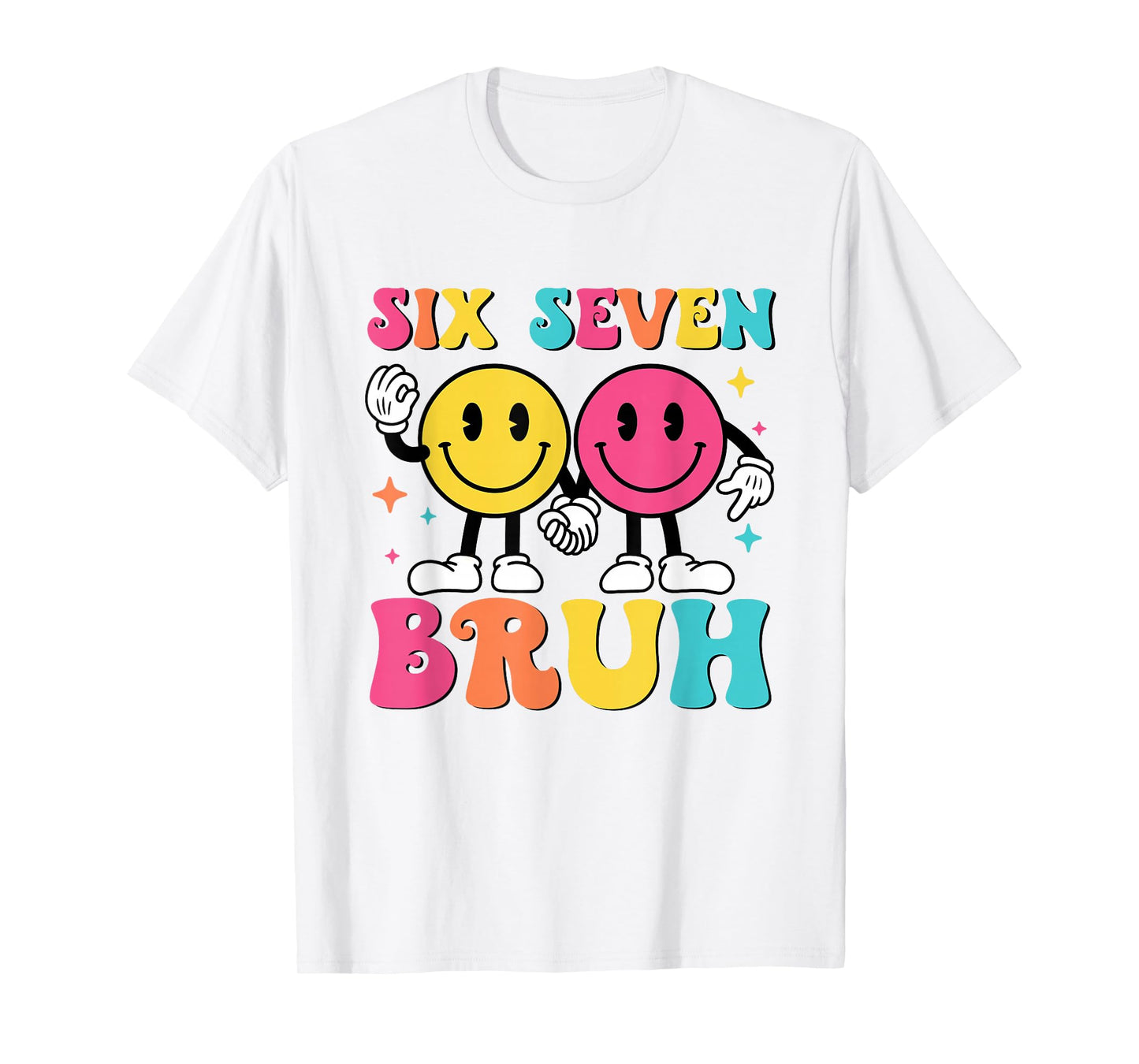 67 Meme Gen Alpha Slang 6 7 Six Seven Bruh Funny Boys Kids T-Shirt