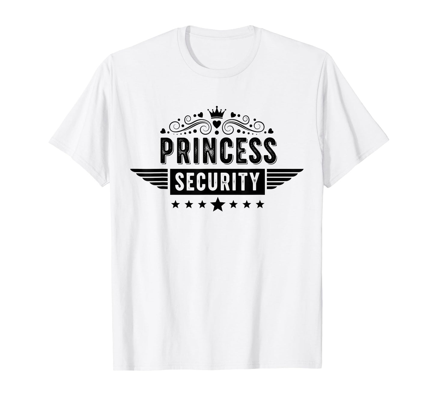 Princess Security Protection Castle Royal Birthday Girls T-Shirt