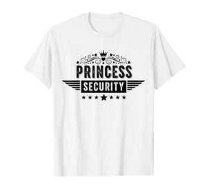 Princess Security Protection Castle Royal Birthday Girls T-Shirt