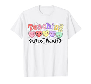 Teaching Sweet Hearts Valentine Teacher Paraprofessional T-Shirt